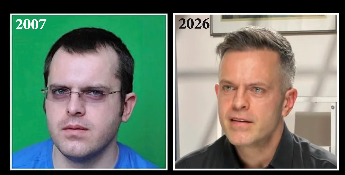 Valentin Bunea în 2007 și în 2026